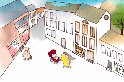 Knattefilm på Kallhälls bibliotek